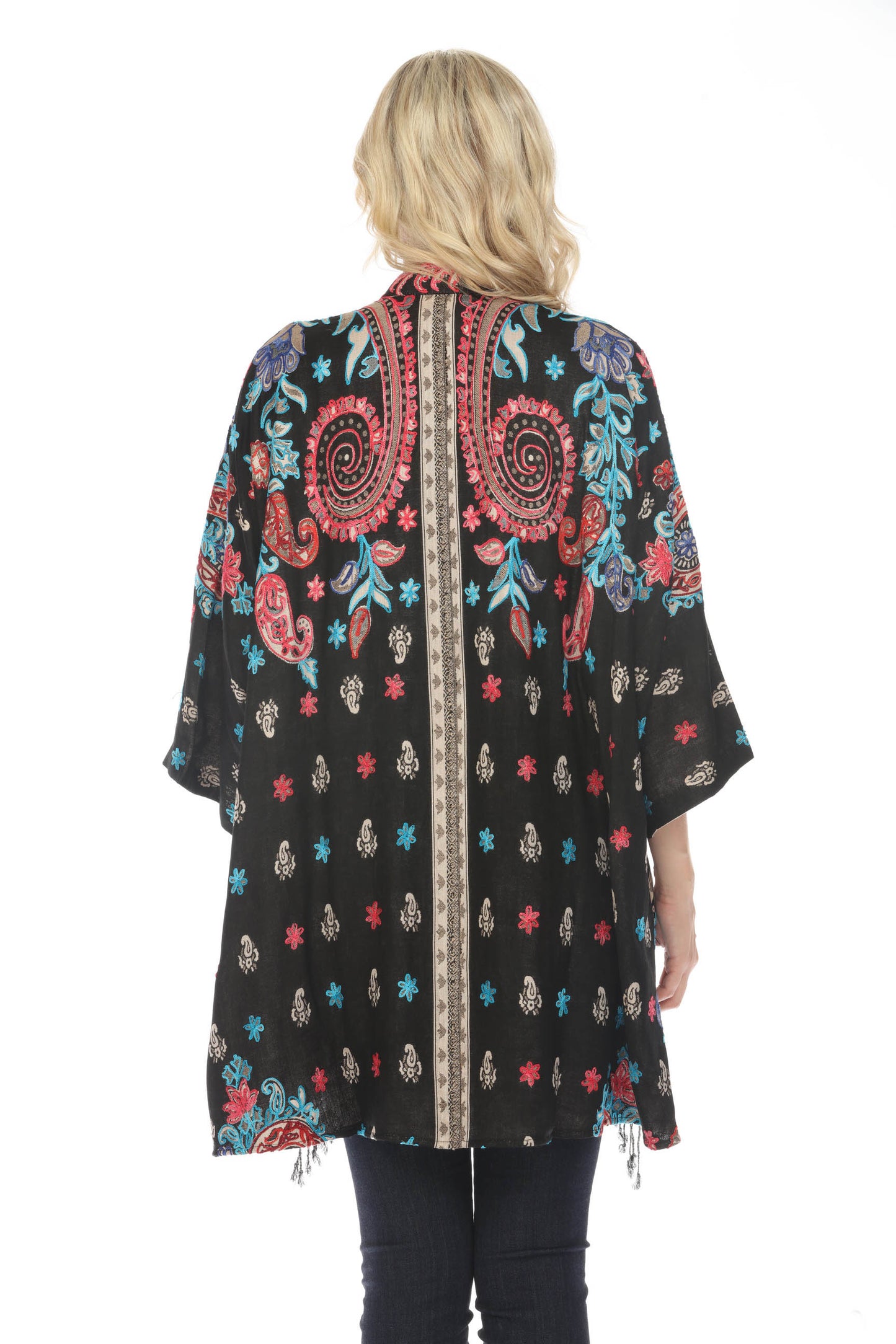 Floral_Fusion_Embroidered_Long_Kimono_Back-View-Zoomed-In