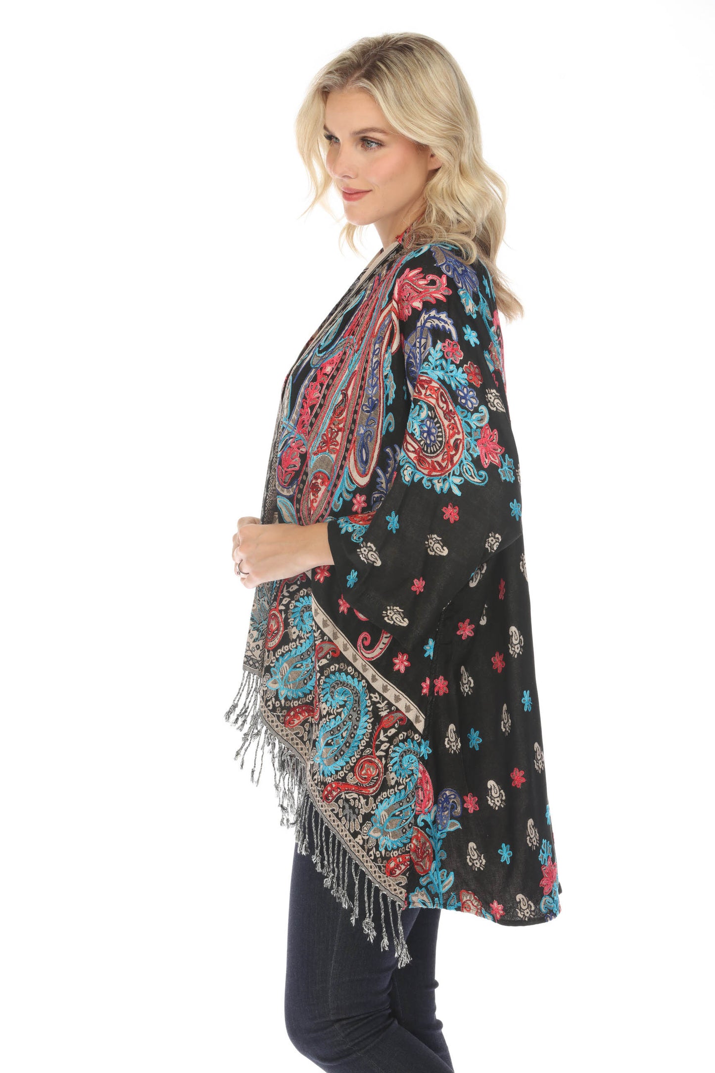 Floral_Fusion_Embroidered_Long_Kimono_Side-View-Paisley-Flower