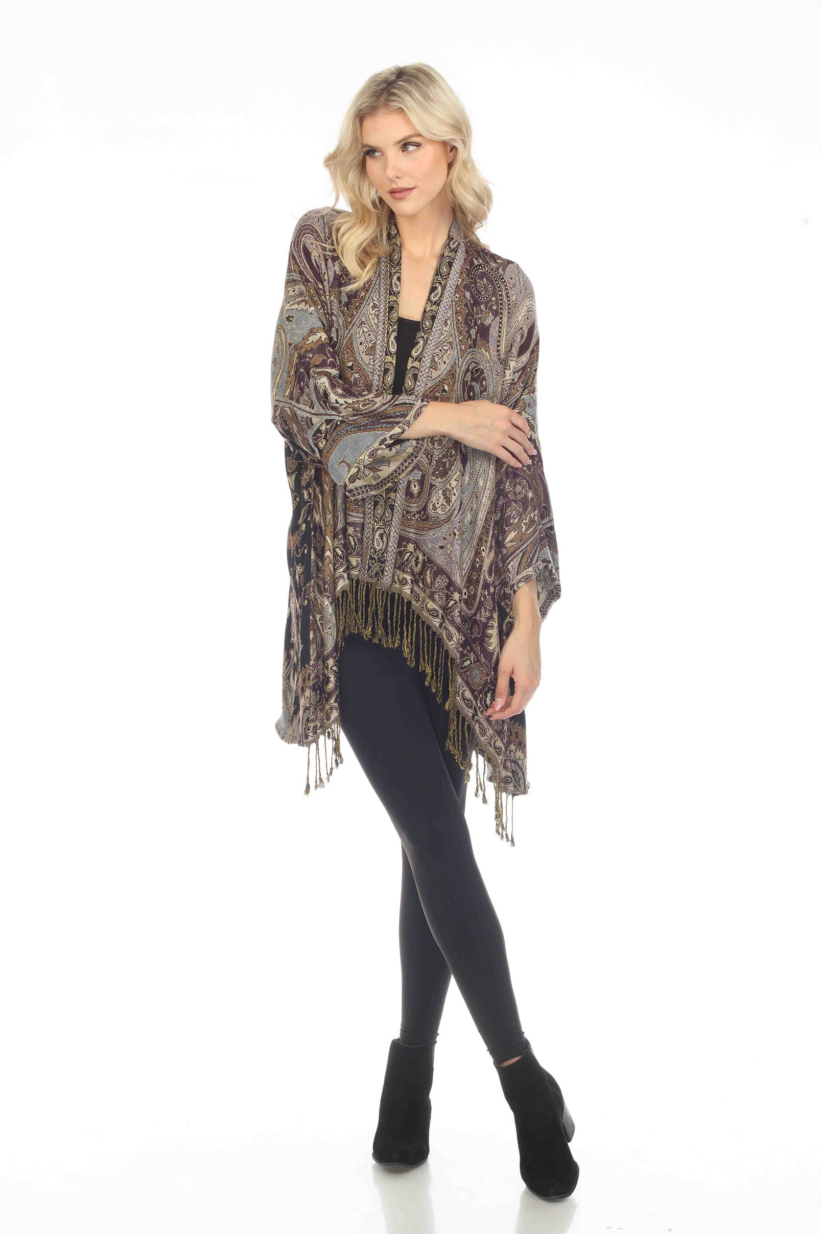 Exquisite_Espresso_Long_Kimono_Jacket_Front-View-Sleek-Look