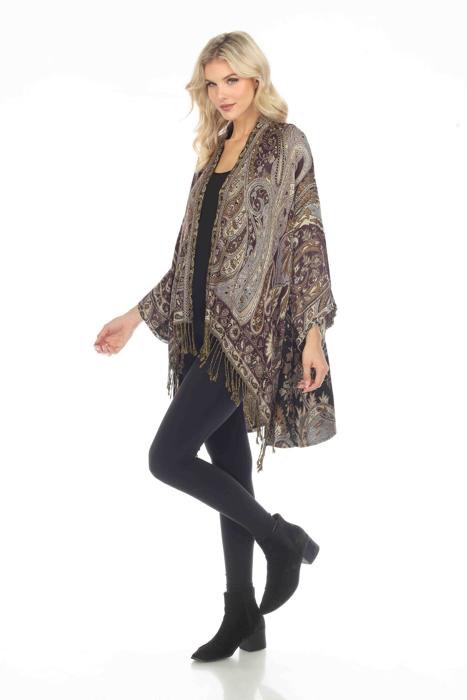 Exquisite_Espresso_Long_Kimono_Jacket_Side-View-Zoomed-Out-Fringe-Details