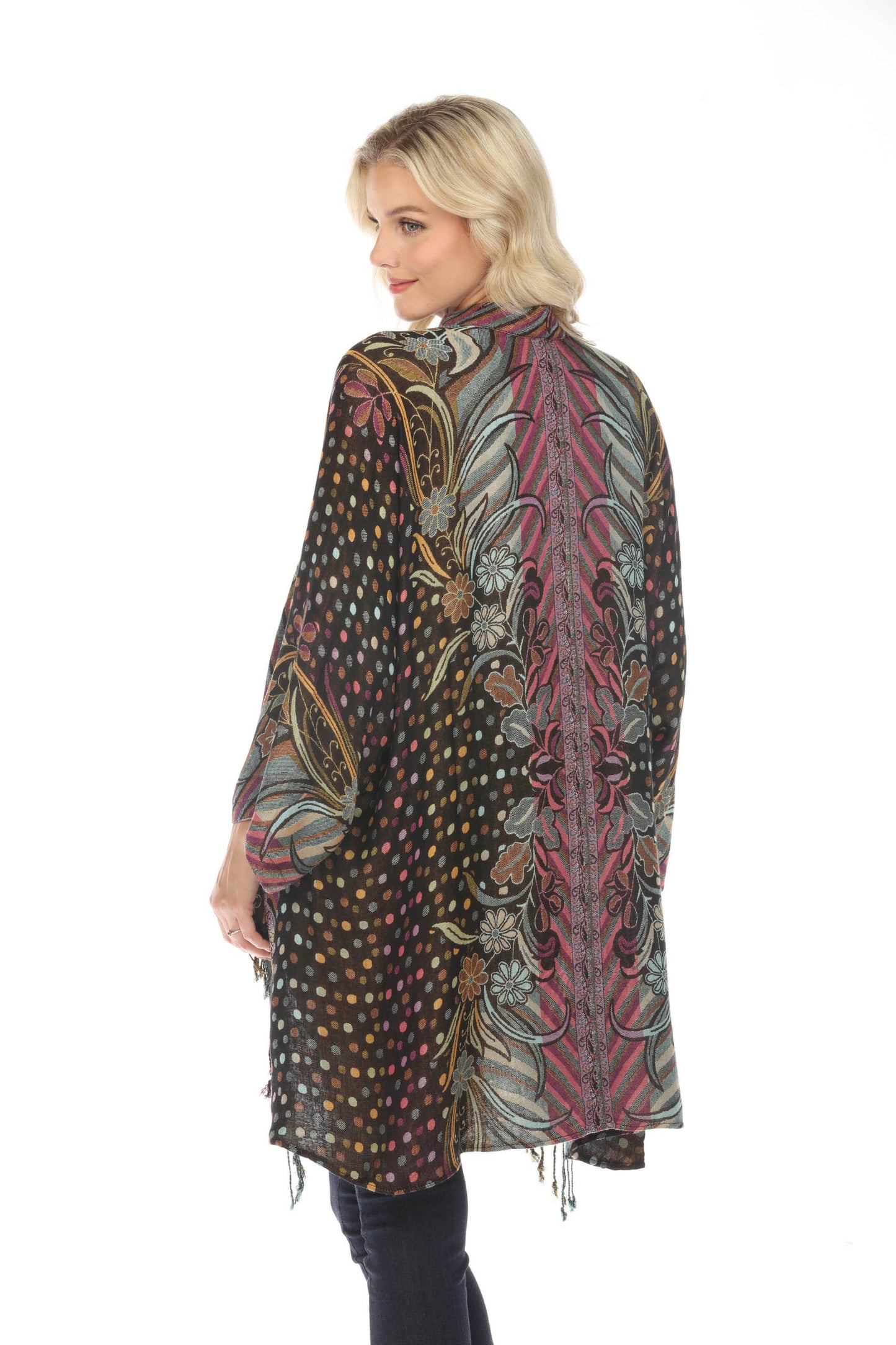 Melodic Meadow Long Kimono