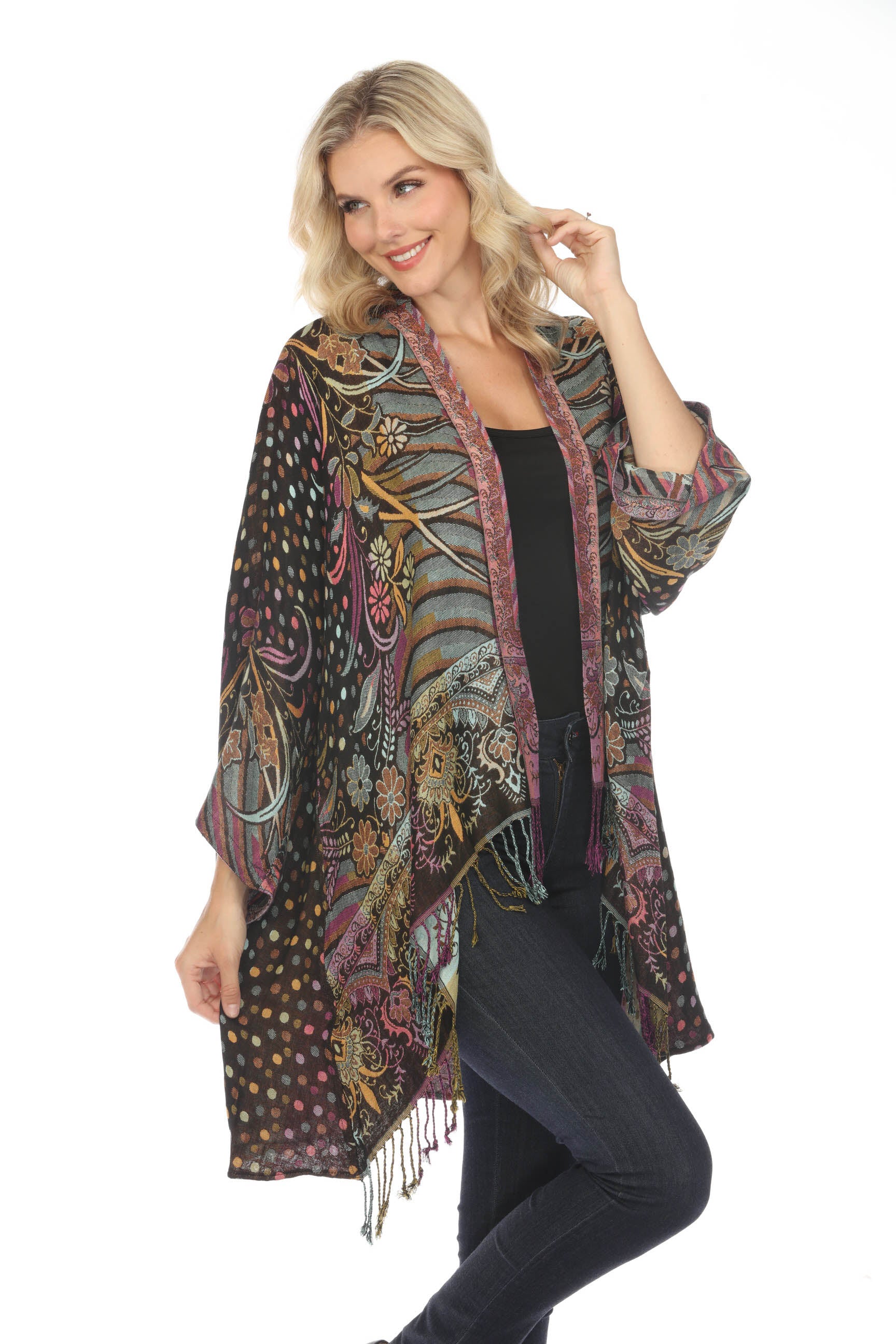 Melodic_Meadow_Long_Woven_Kimono_Front_View_Zoomed