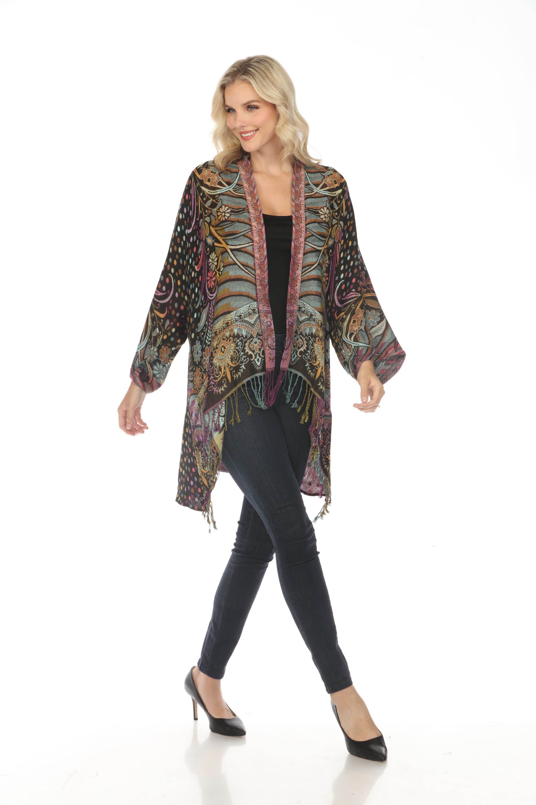 Melodic_Meadow_Long_Woven_Kimono_Front_View_Zoomed_Out-handwork