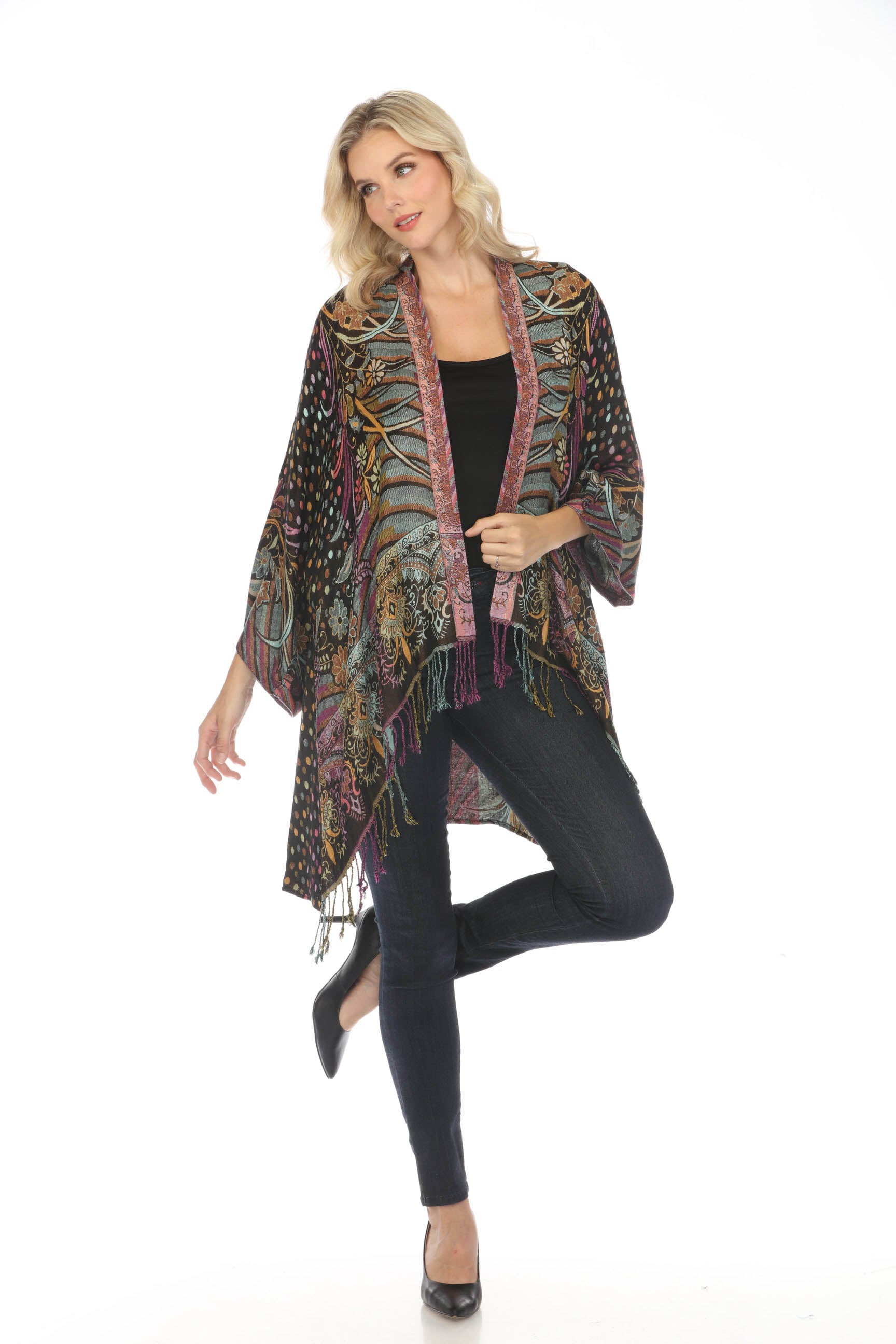 Melodic_Meadow_Long_Woven_Kimono_Front_View_Zoomed_Out