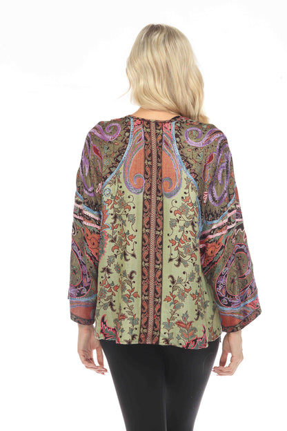 Regal Rosewood Embroidered Short Kimono Back Designs