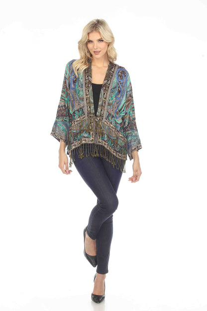 Tender Turquoise Embroidered Short Zoomed Out
